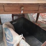 Old estaminet farm table