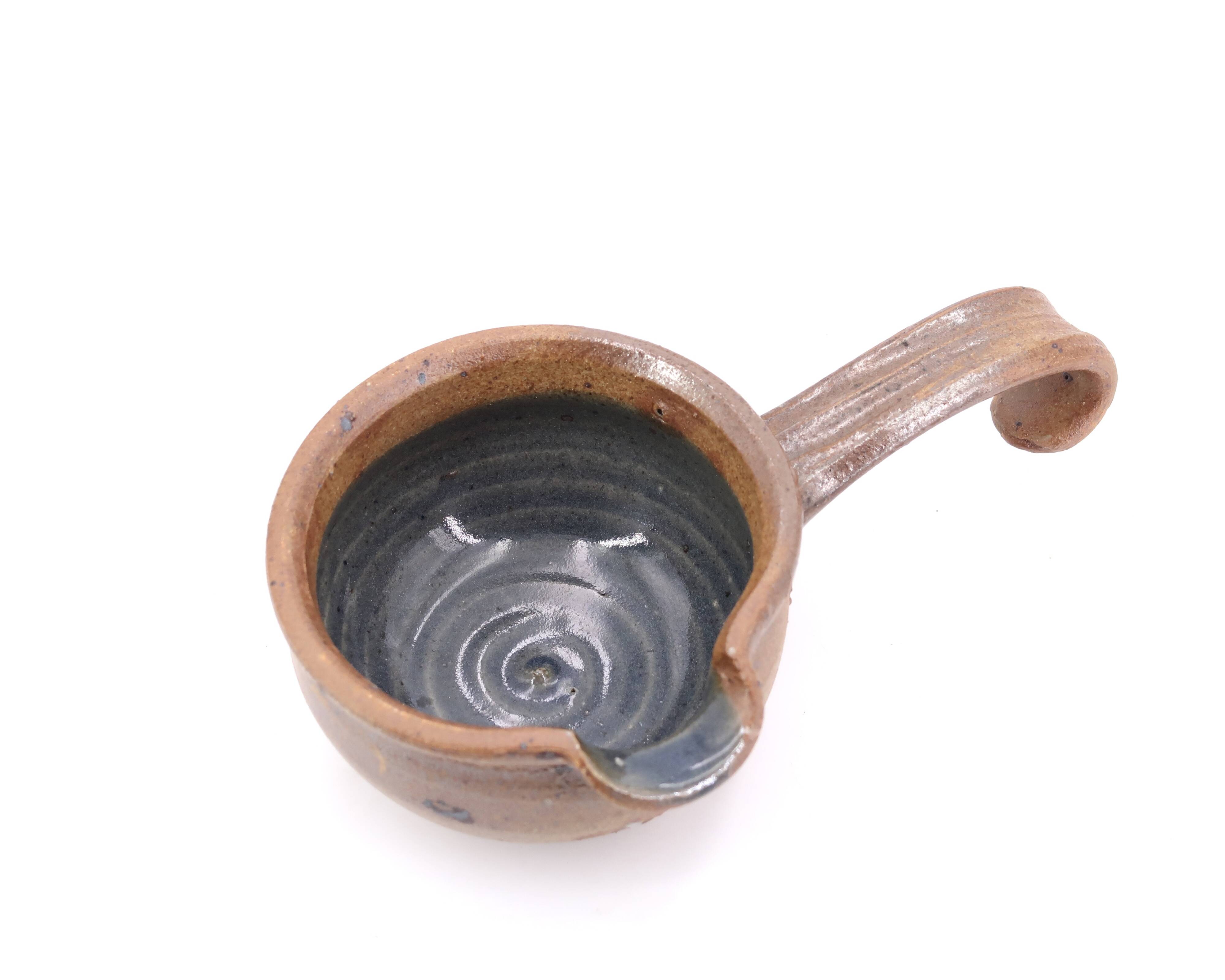 Stoneware sauce ladle by Pierre Digan, 1960s
