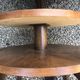 Round dessert table with 2 tiers