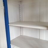 Blue bookcase