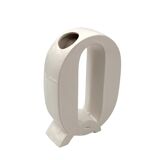 Space age Q letter shaped ceramic vase, Marcel Radureau France 1970