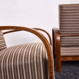 Fauteuils Art Déco hongrois, modèle 445, Szék és Faárugyár, Hongrie 1930
