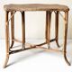 Natural rattan table, circa 1960-1970