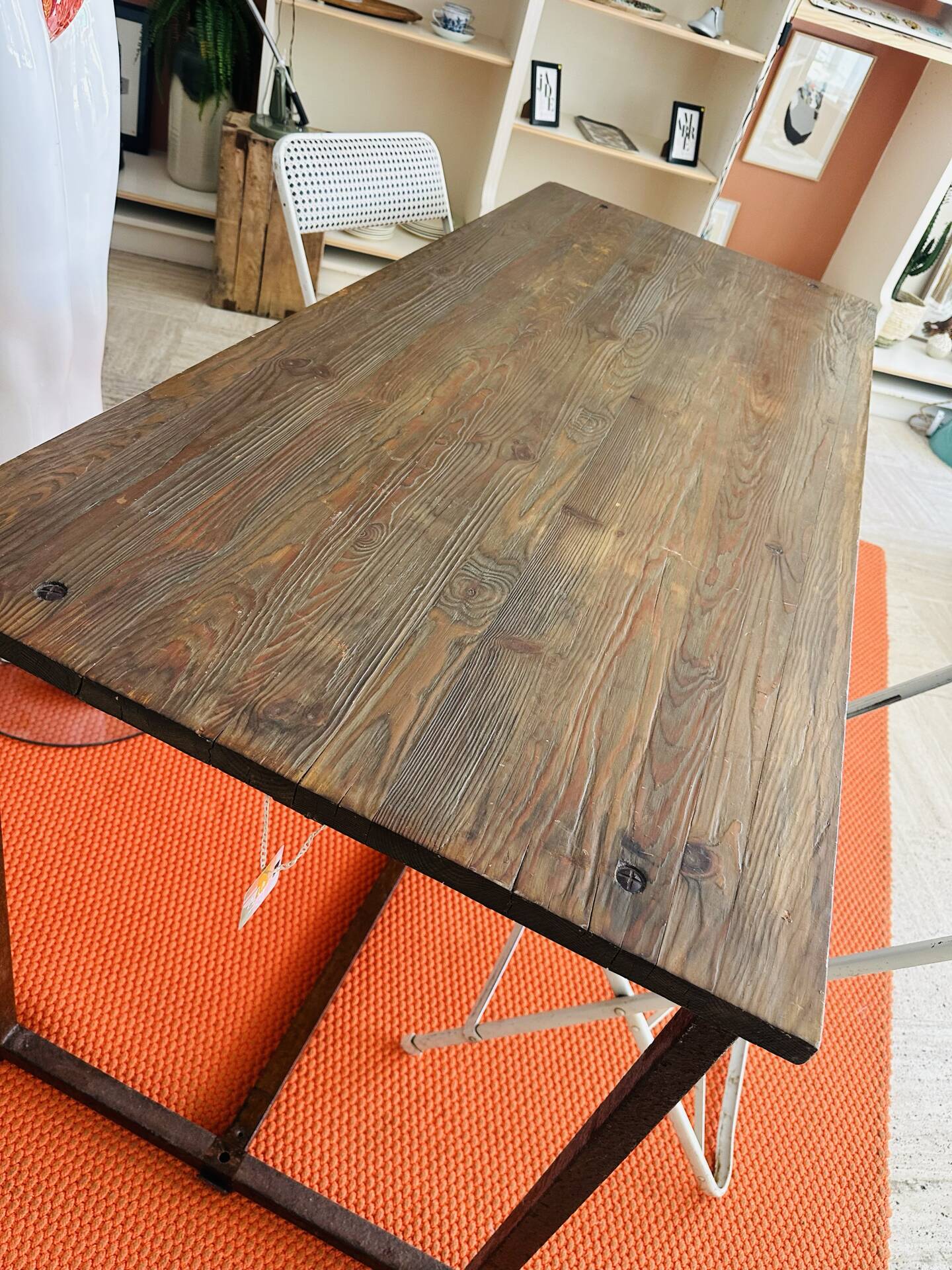 Table industrielle vintage