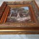 Antique landscape painting, gilt frame