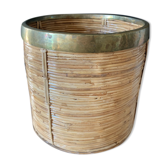 Rattan pot cover