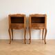 Pair of Louis XV bedside tables in solid wood.