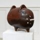 Céramique cochon vintage, années 1960