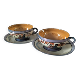 Japanese porcelain cups and saucers
