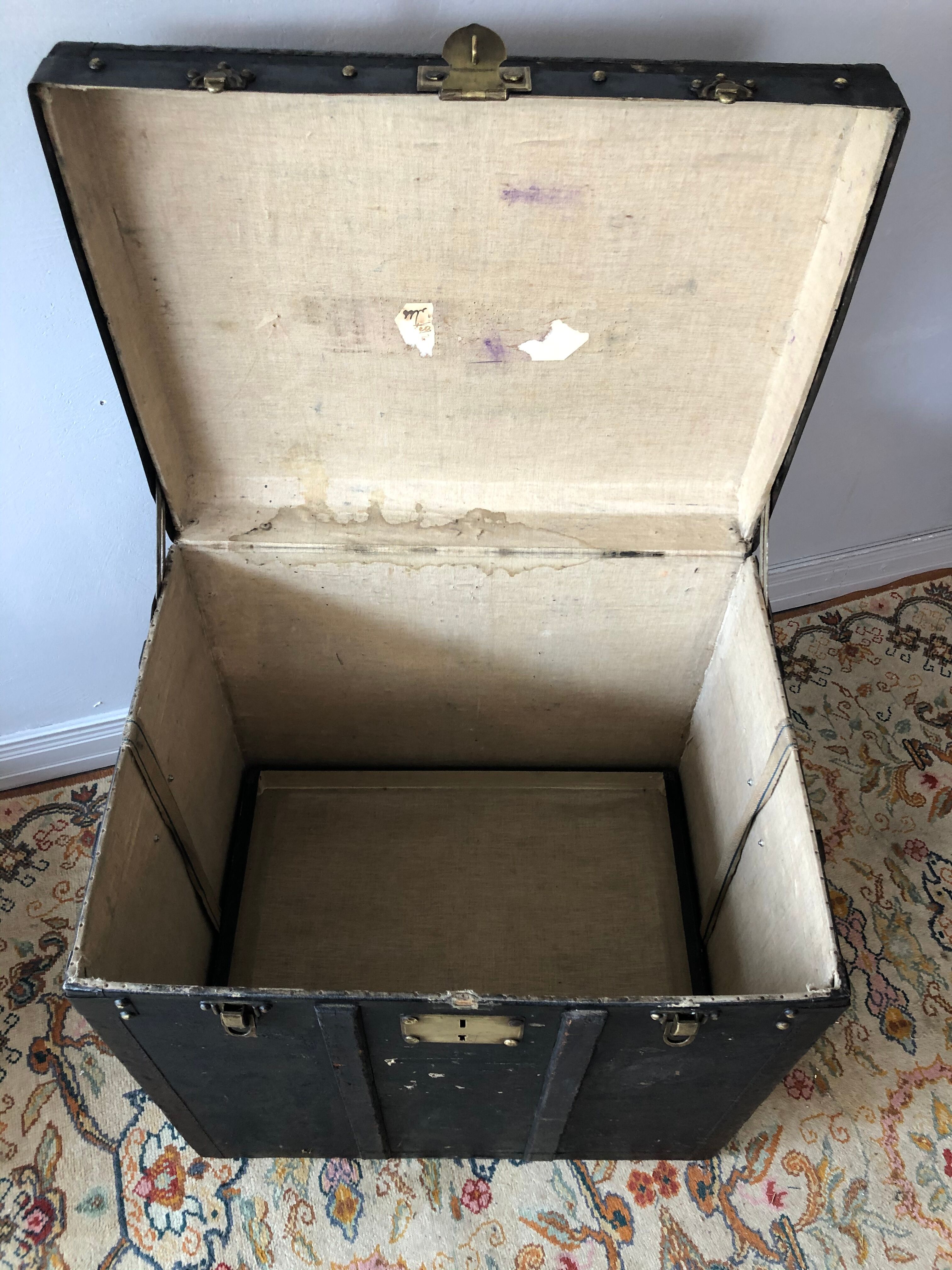 Ancient travel trunk