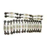 Porcelain drawer cuffs