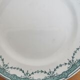 Faience dish Moulin des loups and Hamage