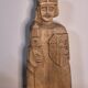 Wooden religious statuette
