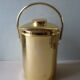Inalta Luxe France golden aluminum bucket from the 70s