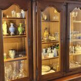 Roche Bobois Cherry Wood Display Cabinet