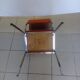 Chaise vintage orange