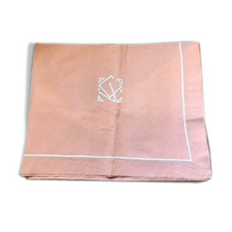 Salmon rectangular tablecloth