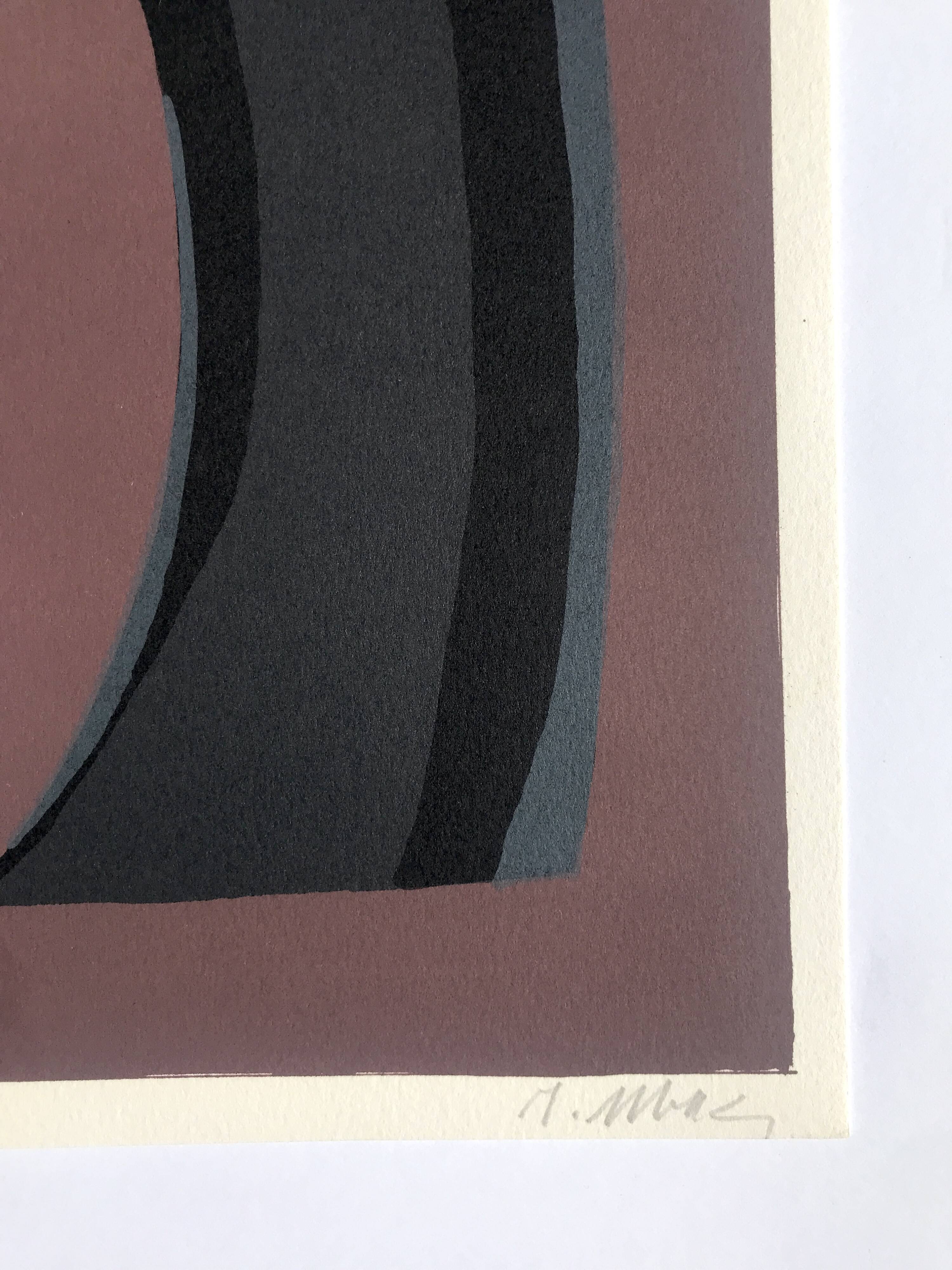 Raoul UBAC, The Earth I, 1978: Original lithograph signed in pencil.