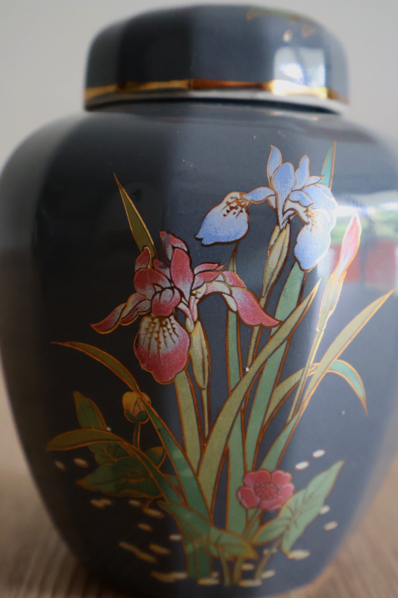 Japanese porcelain tea or ginger pot