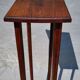 Large Art Deco plant stand H140 solid oak