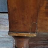 Recamier ou chaise longue époque Consulat en merisier massif vers 1800