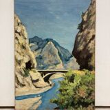 Oil on signed panel