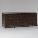 Buffet rustique brutaliste espagnol, années 1960