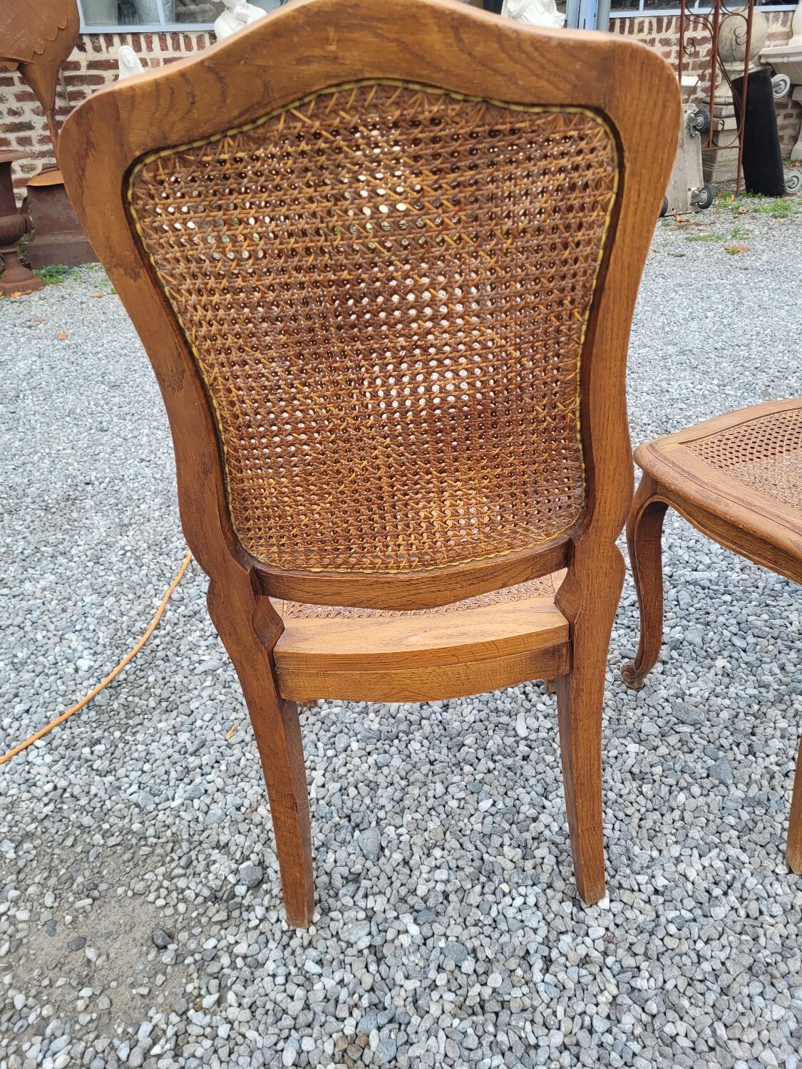 4 Louis XV style chairs cannée