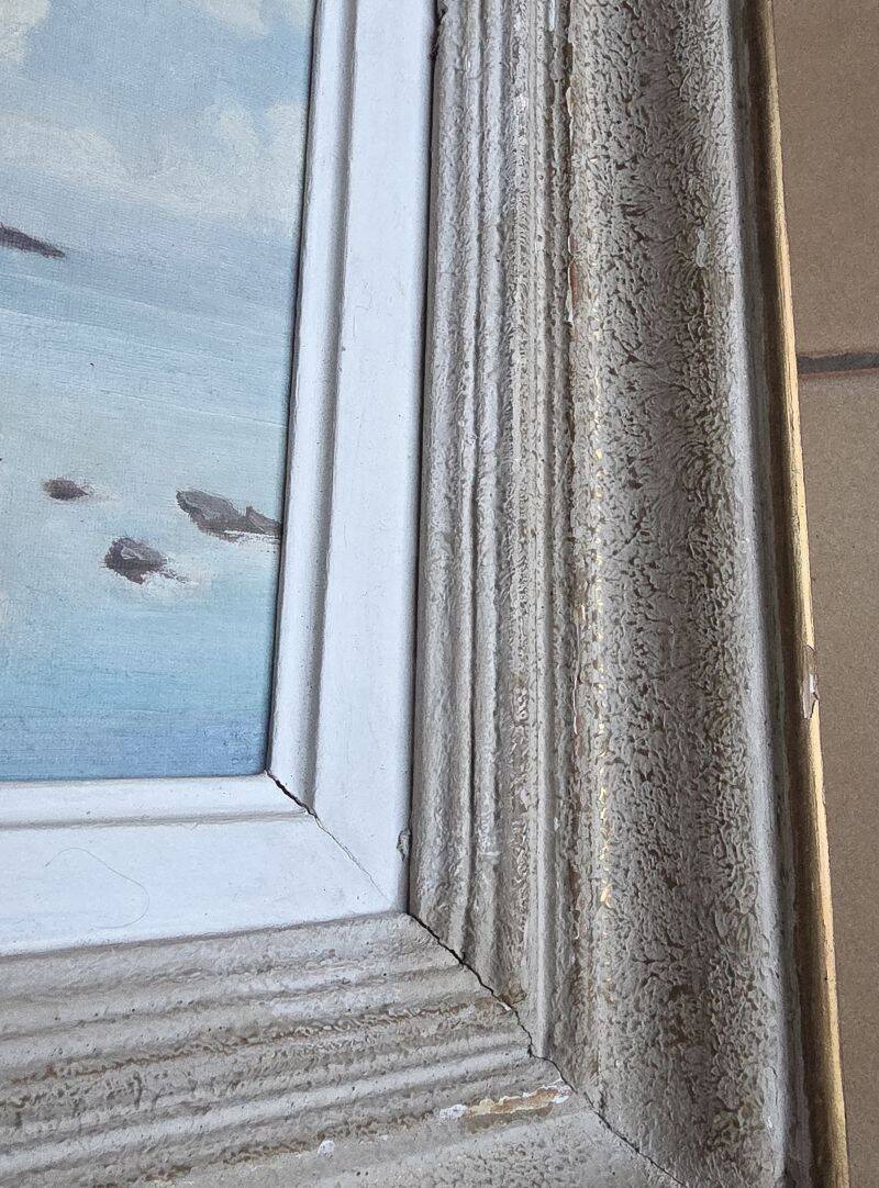 SESTON Paul Oil on Canvas Representing the Wild Coast circa 1950