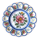 Decorative plate to hang, Italian earthenware