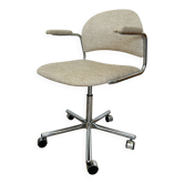 Chaise de bureau vintage entièrement restaurée par Kovona, K-385, Tchécoslovaquie années 1970.