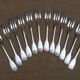 Christofle 12 cake forks silver metal model Vendome