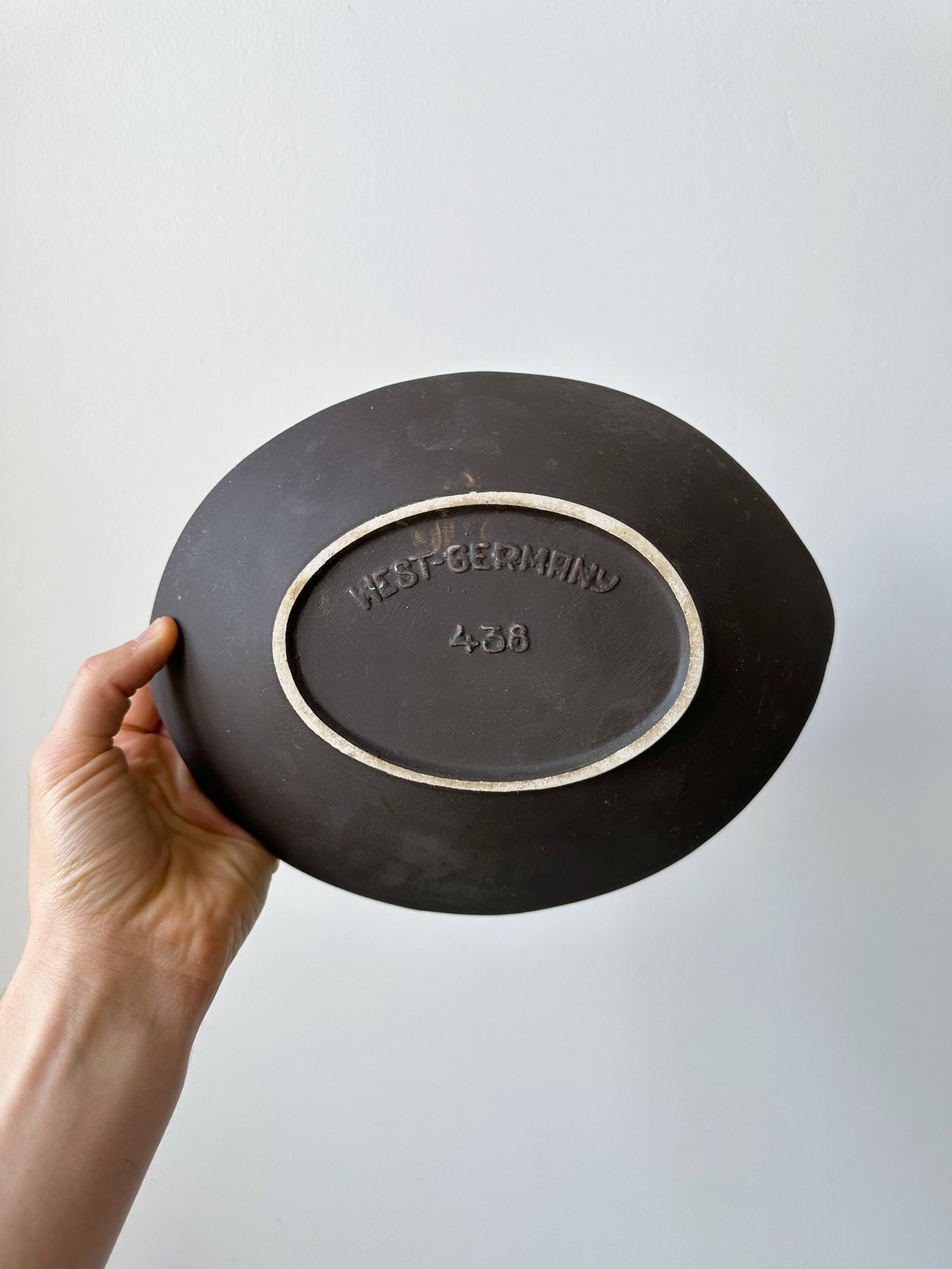 Large West Germany ceramic bowl 438