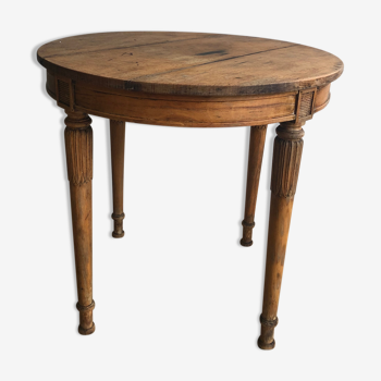 table d'appoint ronde en bois