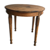 Wooden round coffee table