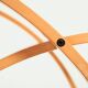 Gijs Bakker folding lounge chair rattan webbing for Castelijn, 1970s