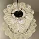 Vintage Murano chandelier, 38 cortex glasses, Italy 1960's