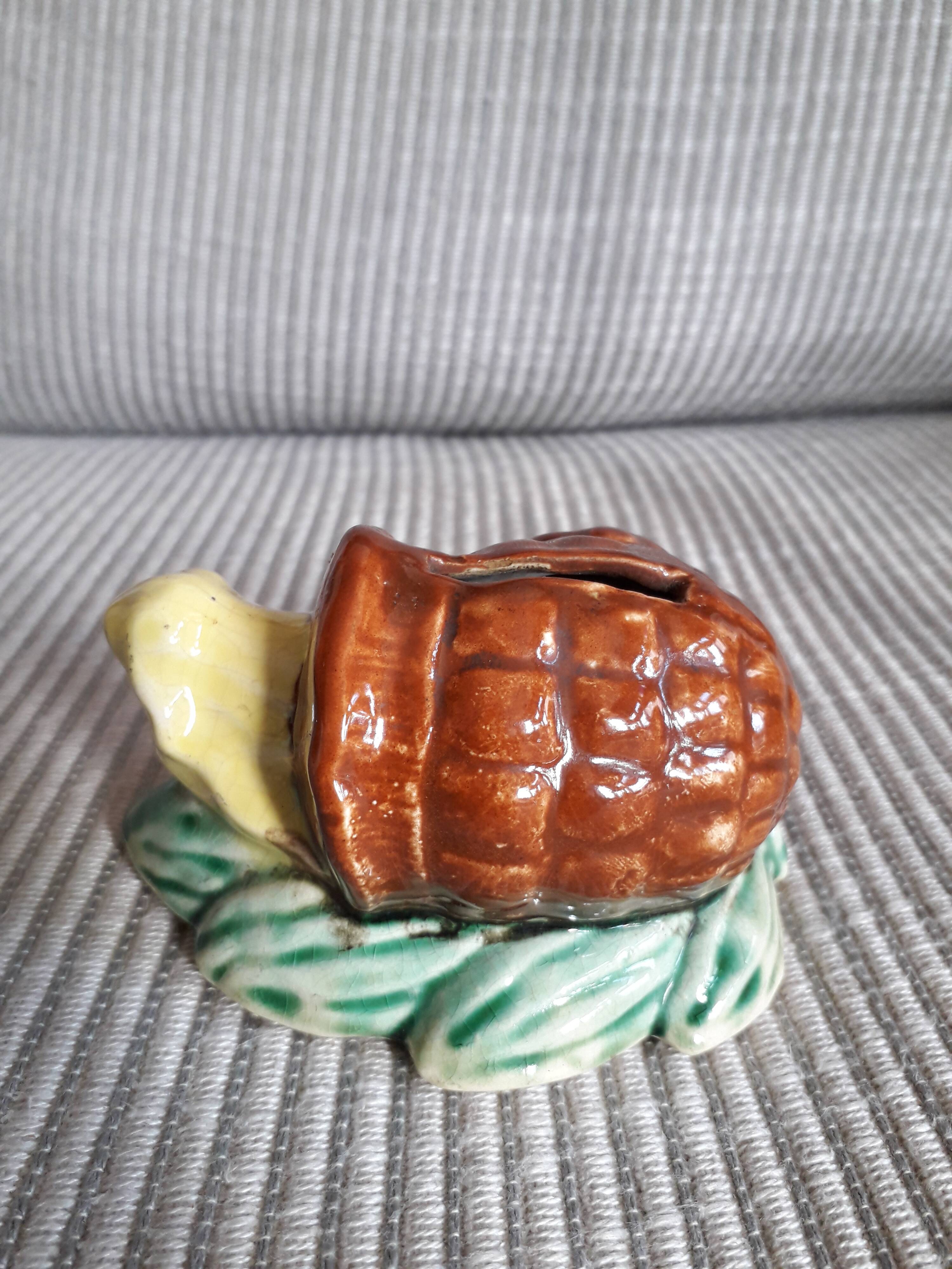 Vintage ceramic snail