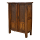 Brutalist Aranjou wardrobe in elm 1960s