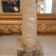 Horse head bookend in onyx and marble