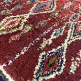 Moroccan Berber carpet Boucherouite 1.63x1.10m
