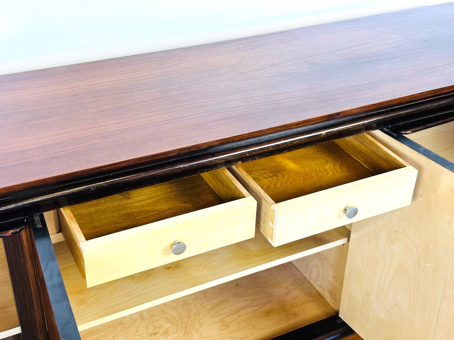 Art Deco walnut sideboard from the 1930s.