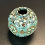 Vase signed Jean Gerbino, Vallauris, 1960s