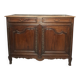 Low oak sideboard