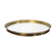 Brass table center top and mirror