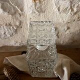 Large ornate glass carafe