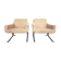Ensemble de deux chaises longues cantilever Röhl, 1960