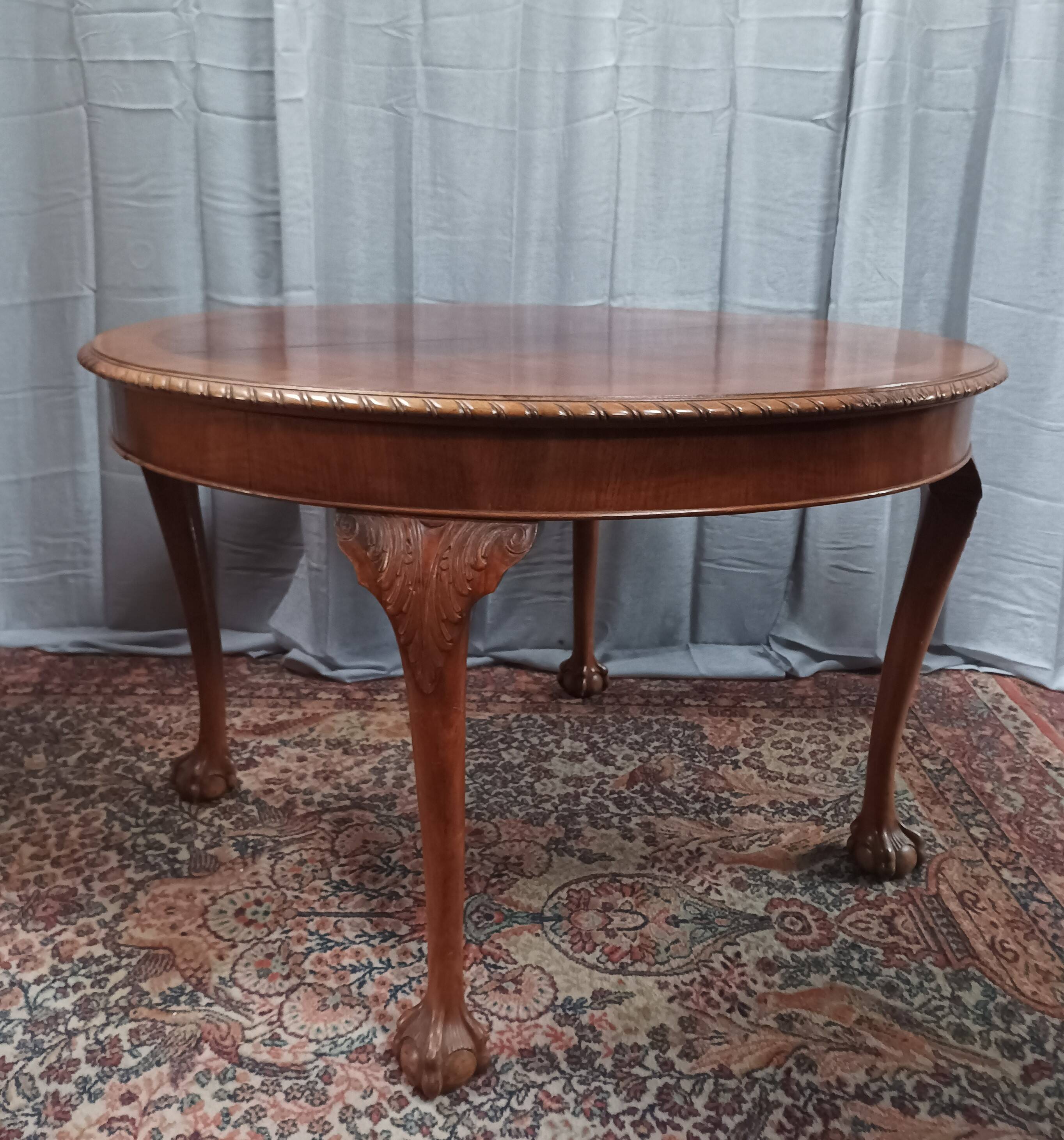 Mahogany Chippendale table Maison Jellinek Paris