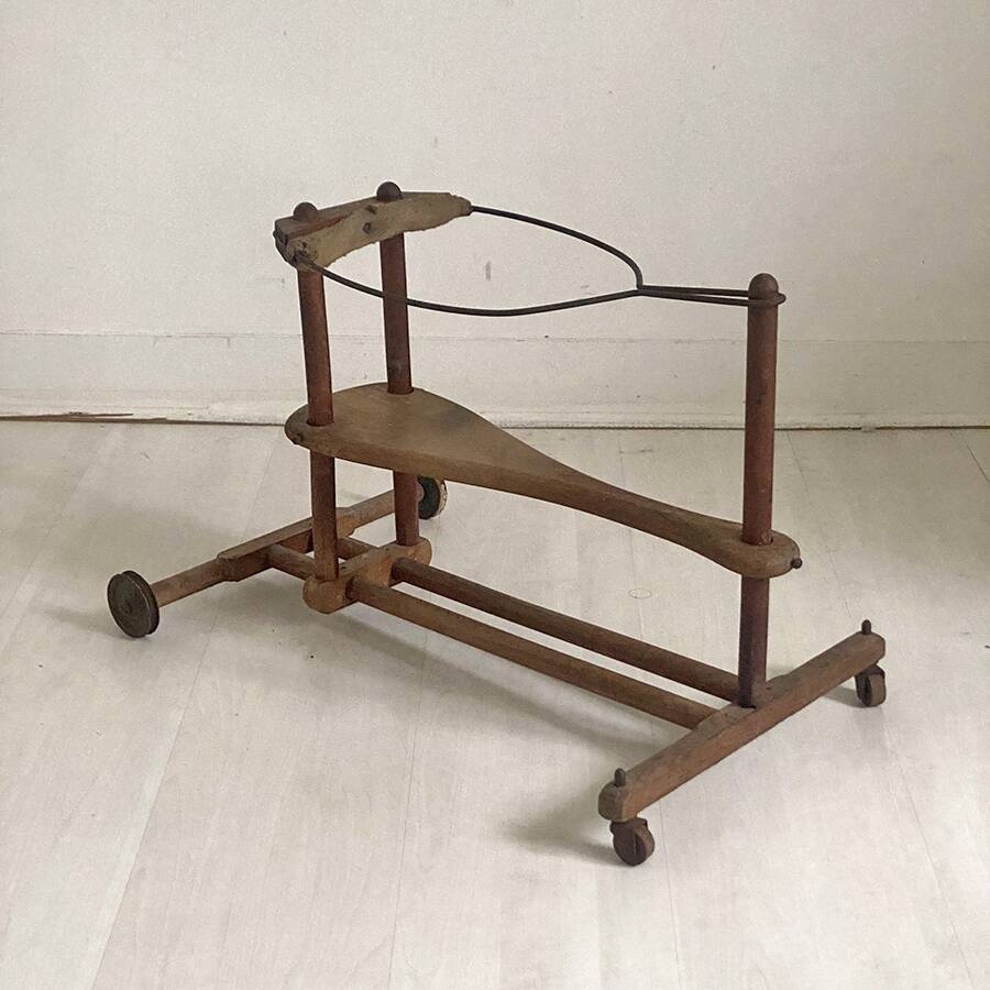 Old "baby-joie" wooden walker 1930