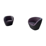 Deux fauteuils Roche Bobois modèle Edito
